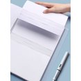 thumbnail image 4 of 1pc 60-page A4 Size Transparent File Folder For Certificates, Music Scores, With Random Cardboard On Pages, 4 of 5