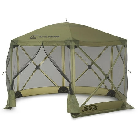 - Clam Quick Set Escape Portable Camping Outdoor Gazebo Canopy Shelter Screen