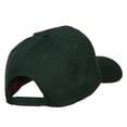 thumbnail image 4 of Merry Christmas Santa Embroidered Twill Pro Cap - Dk Green OSFM, 4 of 5