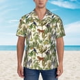 thumbnail image 4 of Haiem Jungle Animals Printed Hawaiian Shirt for Men - Men’s Casual Beach Summer Shirts - Stretch Fabric with Modern Fit-Small, 4 of 9
