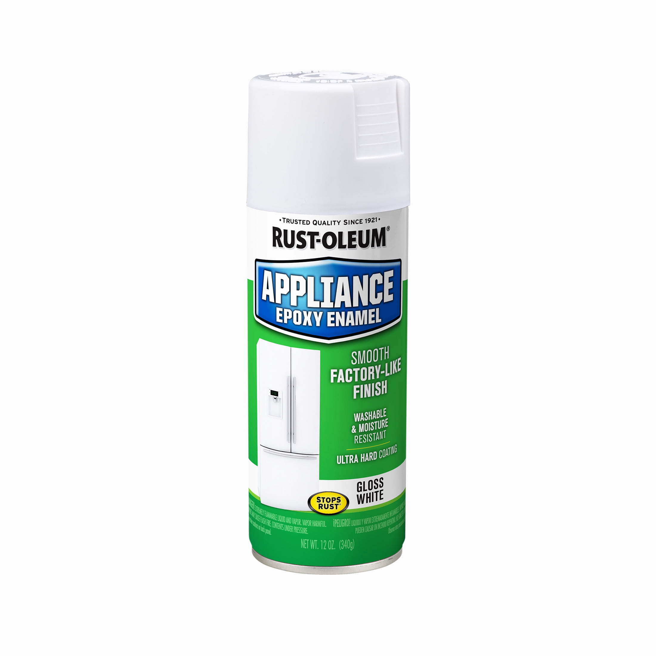 (6 pack) White, Rust-Oleum Specialty Appliance Epoxy Gloss Spray Paint-7881830, 12 oz