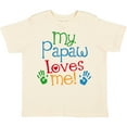 thumbnail image 3 of Inktastic My Papaw Loves Me Boys or Girls Toddler T-Shirt, 3 of 5