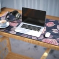thumbnail image 3 of Long Mouse Pads for Desk,Pioneer Flower Floral Print Pattern Desk Mats on Top Of Desks, Desk Mouse Pad Extra Large with 3mm Non-Slip Base and Stitched Edge for Gaming,Office,Work,Home 35.4"x15.7", 3 of 6
