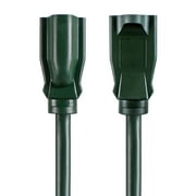 Hyper Tough 50 Ft 16AWG 3-Prong Green Single Outlet Outdoor Extension Cord, 13 Amps