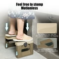 thumbnail image 5 of Foldable Toilet Stool, 7inches Healthy Bathroom Squatting Posture Poop Stool with Anti-Slip Feet, A Good Helper to Effective Relief of Constipation, Easy to Storage Toilet Squat Stool., 5 of 6