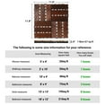 thumbnail image 5 of IVV 27 Pack Interlocking Patio Deck Tiles, Waterproof Pine Wood Flooring Tiles for Patio Garden Poolside, 12"x12" Indoor Outdoor Use (Walnut), 5 of 9
