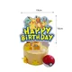 thumbnail image 3 of Juego de bandera de Pokémon para pastel, Pikachu, Charmander, Squirtle, fiesta de cumpleaños para niños, decoración de postres, juguete, 1 Juego（1Set5, 3 of 5