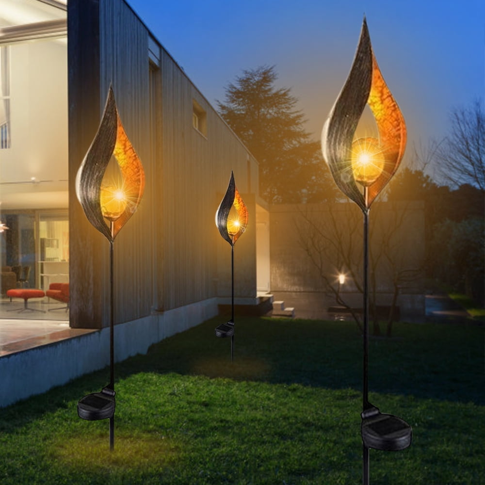 1-4Pcs Solar Spot Light Outdoor Garden Lawn Landscape LED Spotlight Path Lamp g 