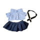 thumbnail image 3 of Ropa para muñecos de peluche de 20 cm, elegantes accesorios para fotos, disfraces, ropa para animales de peluche. Uniforme escolar tailandés, 3 of 9