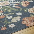 thumbnail image 3 of Hauteloom Ponto Living Room, Bedroom Patio Outdoor Area Rug - Farmhouse - Smoke - 6'7" x 9', 3 of 5