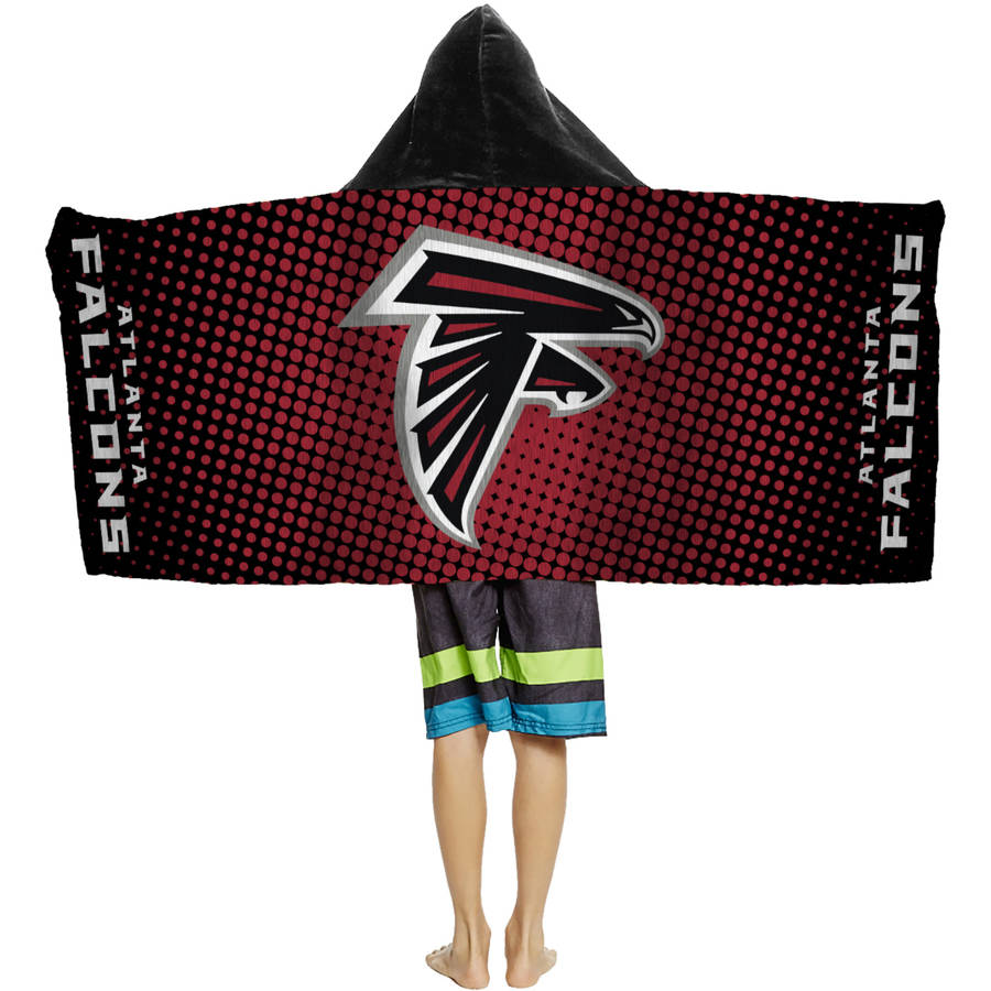 NFL Atlanta Falcons "Dots" Youth Terry Cloth Hooded Wrap Towel, 1 Each