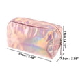 thumbnail image 2 of Unique Bargains 1Pc Women Durable Waterproof Cosmetic Bag for Toiletry Gold Tone, 2 of 4