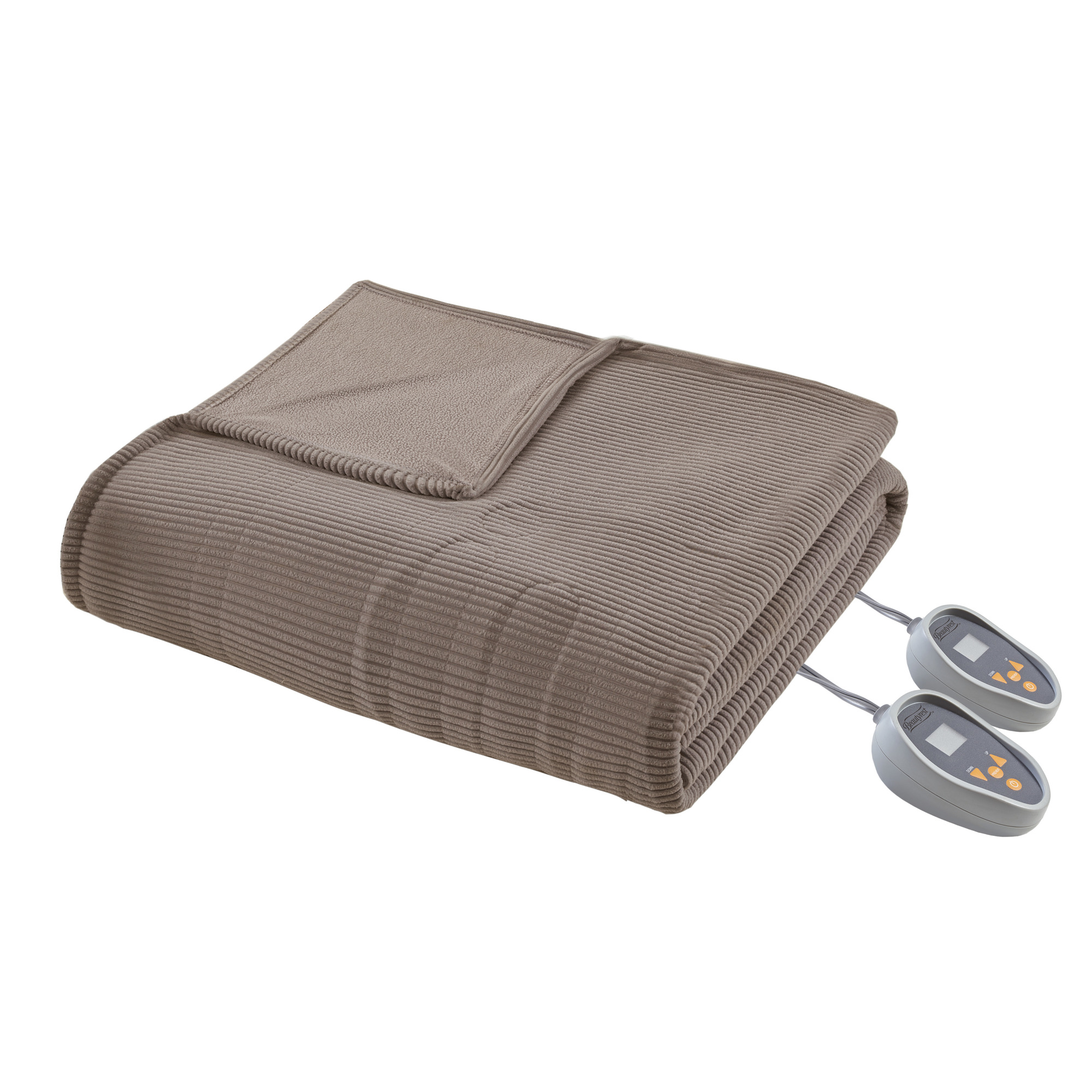 Beautyrest Electric Micro Fleece Heated Solid Blanket - image 4 of 10