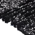 thumbnail image 1 of Lentejuelas Tela Negro, 5 Yardas Longitud 3.9 Pies Ancho Terciopelo Tela, Malla Tela Completo Brillo Lentejuelas Tela Costura para Artesanía Ropa Decoración, 1 of 6