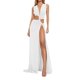 thumbnail image 1 of Vestido Largo de Verano Elegante Sexy Hombro Color Sólido Falda Maxi, Moda Vestido sin Mangas para la Primavera Y el Verano Casual Y Vestido de Noche, 1 of 8