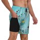 thumbnail image 2 of Fotbe Travelling on Airplane Traje de Baño para Hombre – Shorts de Natación de Secado Rápido con Forro y Bolsillos-Large, 2 of 6