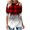 B-White, variant on Honeeladyy Womens Irregular Sweatshirt,Fall Strapless Long Sleeve Printed Soft Lightweight Top for Work Valentine's Day Gift