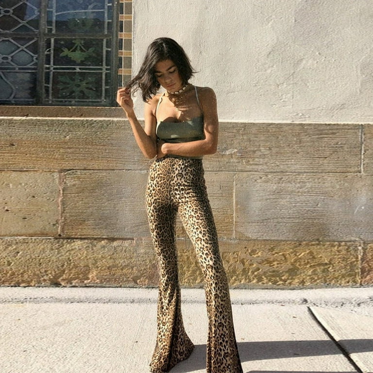 Zpanxa Women's Leopard Printed High Waist Yoga Pants, XL Zpanxa Women's Leopard Printed High Waist Yoga Pants, XL