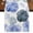 Blue, variant on Table Runners 90 Inches Long Dress Scarves, Blue Ombre Spring Floral Farmhouse Coffee/Dining/Kitchen Table Runner for Living Room, Summer Botanical Flowers 13x90 Inch