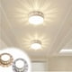 thumbnail image 1 of Fiudx Lámpara de Techo de Cristal, Moderna Lámpara de Hierro Forjado, Decoración de Cristal Transparente, Led Amarillo Cálido, Iluminación para Sala de Estar o Dormitorio, Ambiente Suave y Romántico,, 1 of 7