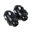 thumbnail image 2 of CNC Motorbike Front Fork Cup Front Fork Cup Frame Slider Crash Guard Protector Black, 2 of 8