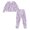 Lavender, variant on Long Sleeve Long Sleeve Shirt and Pajama Pants Lounge Sets, Lavender Comfy Sleepwear PJ Set for Loungewear Home