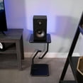 thumbnail image 4 of VIVO Universal Black 24" Tall Tensegrity Floor Speaker Stand, Floating Platform, 4 of 9