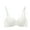 White, variant on EFINNY Lady Women Sexy Lace Push Up Bra Underwear Adjustment Support Bra Size 34A-36B