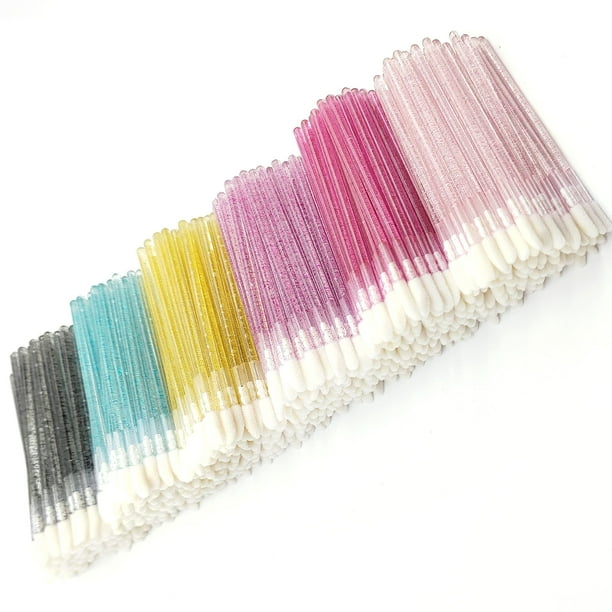 Pincel para labios Crystal Lip Brush YSAFAI, aplicador de brillo de labios desechable x600