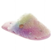 Badgley Mischka Little Kids Girls' Slippers - Pink Multi, 13