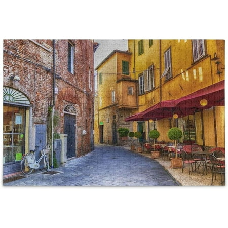 Coolnut Jigsaw Puzzles for Adults 1000 Pieces Old Lucca Italy Puzzle Buffalo Games