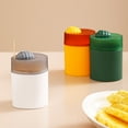 thumbnail image 3 of Neinkie Toothpick Holder, Stainless Steel Toothpick Holder Dispenser, Thickening Toothpicks Container Pocket Novelty Toothpick Storage Box Silver Metal for Table,Restaurant, 3 of 6