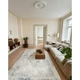 thumbnail image 2 of Grey Oriental Area Rugs for Living Room Washable Rugs Boho Moroccan Area Rug Soft Neutral Geometric Bohemian Carpet Distressed Indoor Rug for Bedroom Dining Room Office Foldable Nonslip Rug, 2 of 9