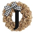 thumbnail image 2 of Clearance Wreath under $20,Unique Last Name Year Round Front Door Wreath With Bow Welcome Sign Garland Creative 26 Letter Farmhouse Wreath For Front Door Spring All Seasons Outside Hanger Decor, 2 of 3