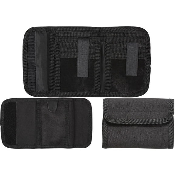 Rothco Deluxe Tri-Fold ID Wallet Black 11629