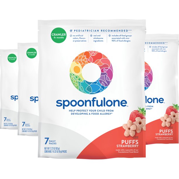 SpoonfulOne Allergen Introduction Puffs Protection For Kids From
