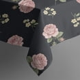 thumbnail image 5 of Pioneer Flower Floral Print Pattern Square Tablecloth, Waterproof Wipeable Spillproof Washable Table Cover for Home Kitchen Party Decor, 52"x52", 5 of 6
