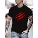 thumbnail image 1 of Camiseta cómoda y elegante con estampado de rayas para hombre, camiseta gráfica para exteriores de verano, camisetas de ocio., 1 of 6