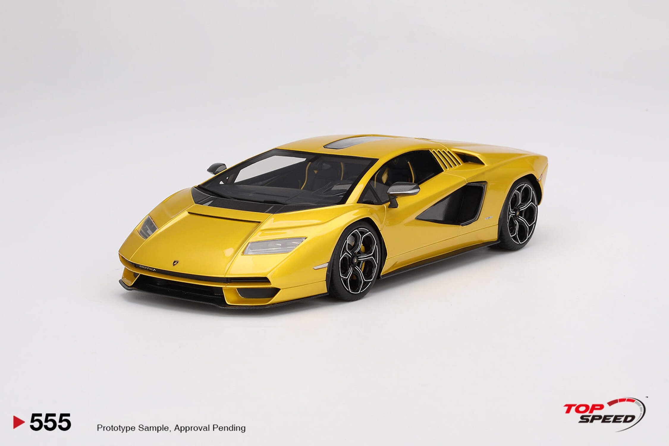 Lamborghini Countach LPI 800-4 Dark Bronze 1/18 Model Car by Top
