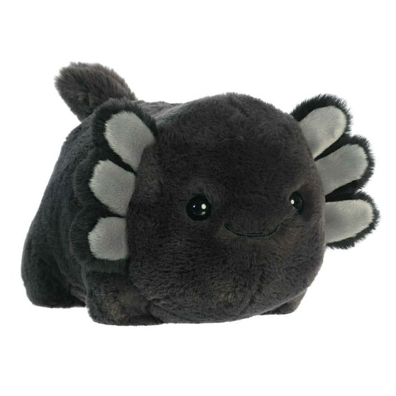 Aurora - Medium Spudsters - 10" Ally Black Axolotl - Adorable Stuffed Animal