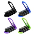 thumbnail image 1 of 4 cepillos de pelo portátiles plegables – cepillo de viaje para mujer mini cepillo de pelo con espejo – cepillos de pelo compactos para mujeres cepillo de viaje para hombres cepillo de bolsillo herramientas de peinado Rojo Verde, 1 of 5