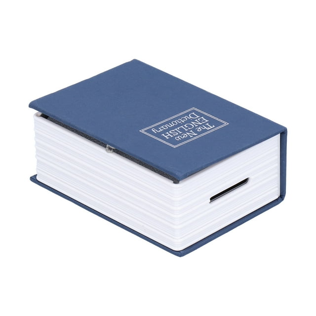 Mini Libro de Simulación de Caja Fuerte con Cerradura Tanque Interior de Acero Inoxidable Caja de Joyería de Dinero de Seguridad de Oficina en Casa Oculta Perfecta para Niños ANGGREK Otros