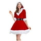 thumbnail image 1 of Vestidos para mujer Vestidos casuales Moda Sólido Navidad Noche Chica V-cuello Manga media Vestido de ropa Odeerbi ODB-5, 1 of 9