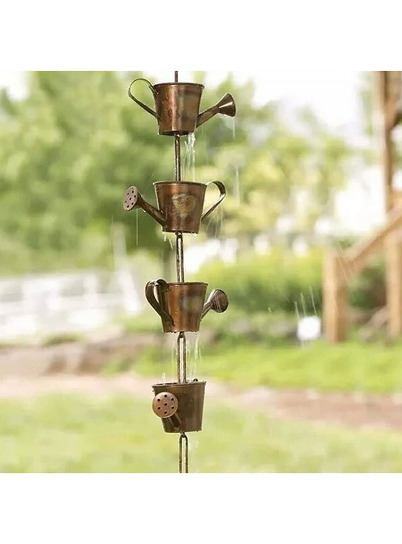 Rain Chains in Garden Decorations