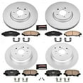 thumbnail image 2 of PowerStop Front and Rear Geomet Coated Brake Rotor and Pad Kit Fits: HONDA Select Models CRK6084, 2 of 5