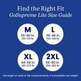 thumbnail image 5 of NorthShore GoSupreme Lite Incontinence Underwear, 6-Hour Pullup Style, X-Large, 14 Count Bag, Black, 44-56 inches, Unisex Adult Diapers, 5 of 8
