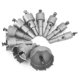 thumbnail image 1 of Juego de brocas Cortadoras de Sierra TCT ANGGREK 10 uds acero inoxidable, 1 of 7