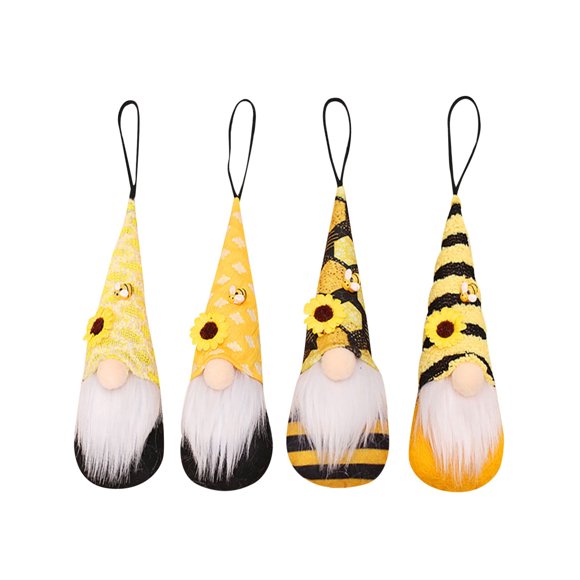 Clearance! Ornaments Plush Doll Decor Hanging Gnomes Summer Ornaments for Tree World Bee Day Party Gift Home Decor B