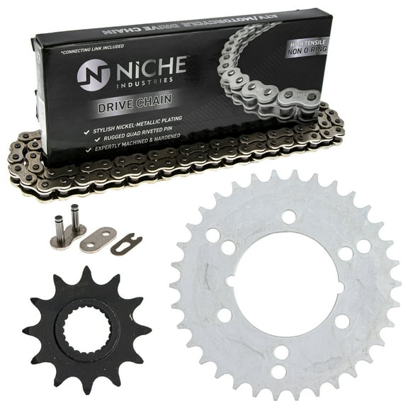 Niche Sprocket Chain Set for Polaris Trail Boss Euro 350L 12/34T 520 ATV MK1003843