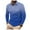 C164/Blue, variant on Long Sleeve Polo Shirts For Men Patchwork Lapel Shirt Casual Holiday Shirts Tops Classic Comfortable Polo Shirts For Men